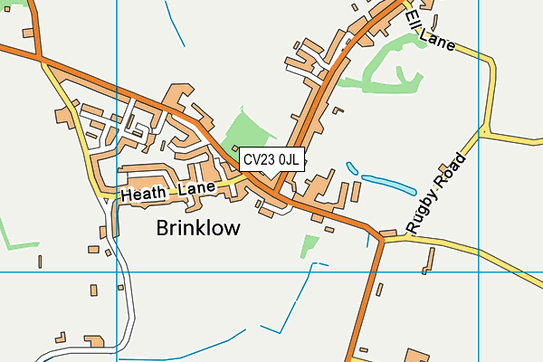 CV23 0JL map - OS VectorMap District (Ordnance Survey) CV23 0JL map - OS VectorMap District (Ordnance Survey)