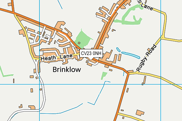CV23 0NH map - OS VectorMap District (Ordnance Survey) CV23 0NH map - OS VectorMap District (Ordnance Survey)