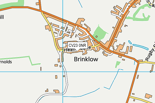 CV23 0NR map - OS VectorMap District (Ordnance Survey) CV23 0NR map - OS VectorMap District (Ordnance Survey)