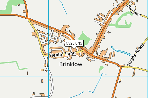 CV23 0NS map - OS VectorMap District (Ordnance Survey) CV23 0NS map - OS VectorMap District (Ordnance Survey)