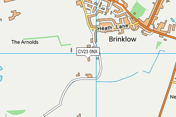 CV23 0NX map - OS VectorMap District (Ordnance Survey) CV23 0NX map - OS VectorMap District (Ordnance Survey)