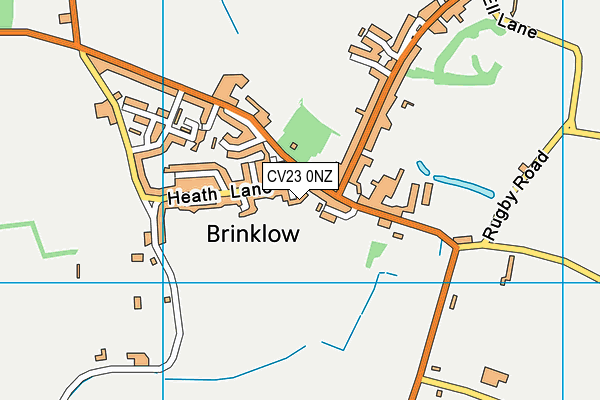 CV23 0NZ map - OS VectorMap District (Ordnance Survey) CV23 0NZ map - OS VectorMap District (Ordnance Survey)