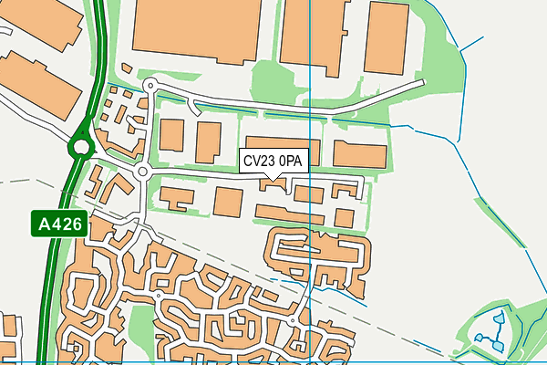 CV23 0PA map - OS VectorMap District (Ordnance Survey) CV23 0PA map - OS VectorMap District (Ordnance Survey)