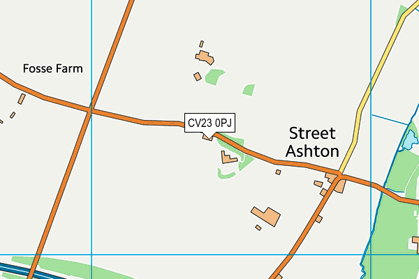 CV23 0PJ map - OS VectorMap District (Ordnance Survey) CV23 0PJ map - OS VectorMap District (Ordnance Survey)