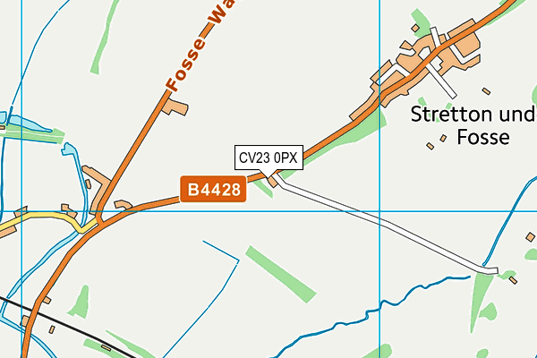 CV23 0PX map - OS VectorMap District (Ordnance Survey) CV23 0PX map - OS VectorMap District (Ordnance Survey)