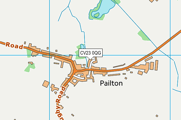 CV23 0QG map - OS VectorMap District (Ordnance Survey) CV23 0QG map - OS VectorMap District (Ordnance Survey)