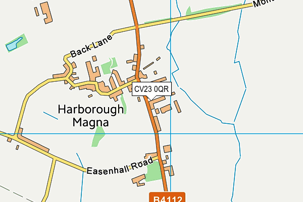 CV23 0QR map - OS VectorMap District (Ordnance Survey)