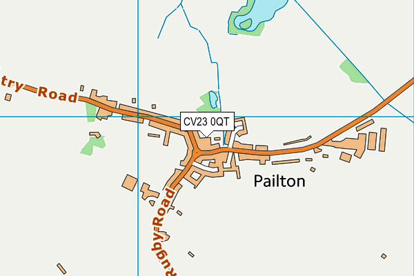 CV23 0QT map - OS VectorMap District (Ordnance Survey) CV23 0QT map - OS VectorMap District (Ordnance Survey)