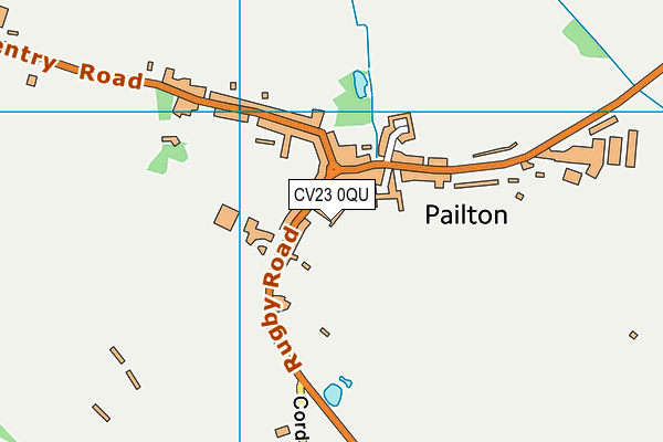 CV23 0QU map - OS VectorMap District (Ordnance Survey) CV23 0QU map - OS VectorMap District (Ordnance Survey)