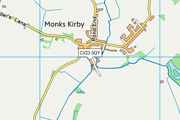 CV23 0QY map - OS VectorMap District (Ordnance Survey) CV23 0QY map - OS VectorMap District (Ordnance Survey)