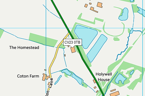 CV23 0TB map - OS VectorMap District (Ordnance Survey) CV23 0TB map - OS VectorMap District (Ordnance Survey)
