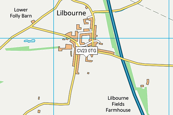 CV23 0TG map - OS VectorMap District (Ordnance Survey) CV23 0TG map - OS VectorMap District (Ordnance Survey)