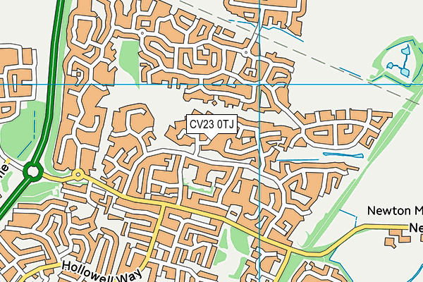 CV23 0TJ map - OS VectorMap District (Ordnance Survey) CV23 0TJ map - OS VectorMap District (Ordnance Survey)