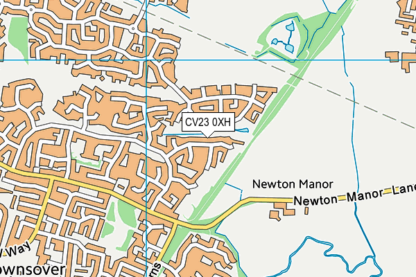 CV23 0XH map - OS VectorMap District (Ordnance Survey) CV23 0XH map - OS VectorMap District (Ordnance Survey)