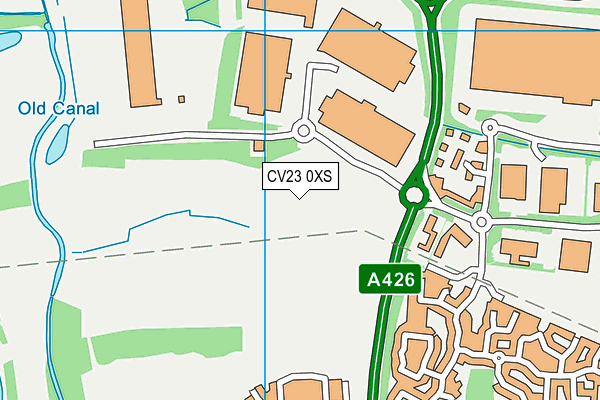 CV23 0XS map - OS VectorMap District (Ordnance Survey) CV23 0XS map - OS VectorMap District (Ordnance Survey)