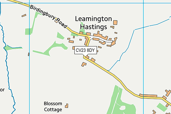 CV23 8DY map - OS VectorMap District (Ordnance Survey) CV23 8DY map - OS VectorMap District (Ordnance Survey)