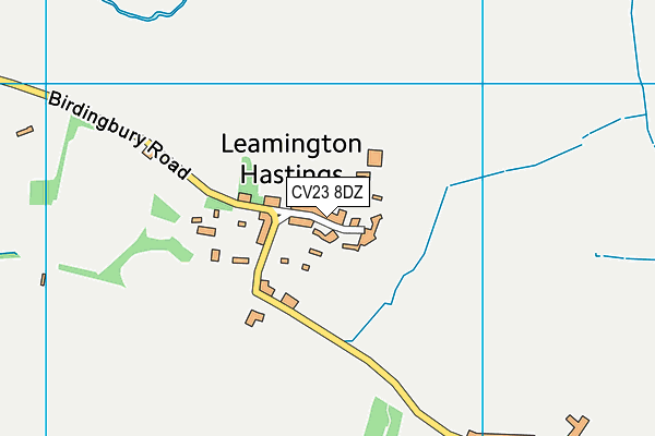 CV23 8DZ map - OS VectorMap District (Ordnance Survey) CV23 8DZ map - OS VectorMap District (Ordnance Survey)