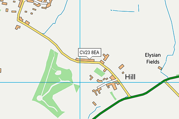 CV23 8EA map - OS VectorMap District (Ordnance Survey) CV23 8EA map - OS VectorMap District (Ordnance Survey)