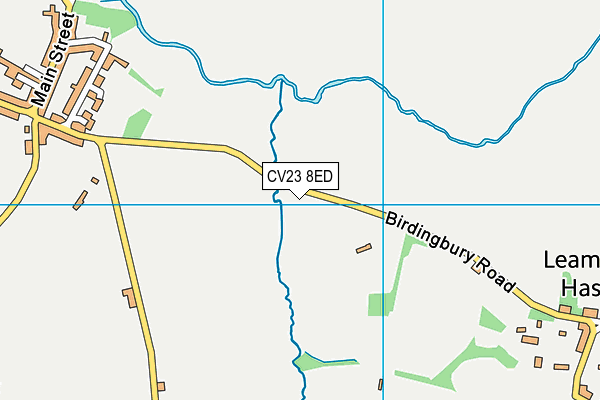 CV23 8ED map - OS VectorMap District (Ordnance Survey) CV23 8ED map - OS VectorMap District (Ordnance Survey)
