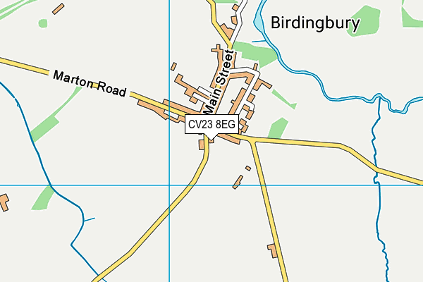 CV23 8EG map - OS VectorMap District (Ordnance Survey) CV23 8EG map - OS VectorMap District (Ordnance Survey)