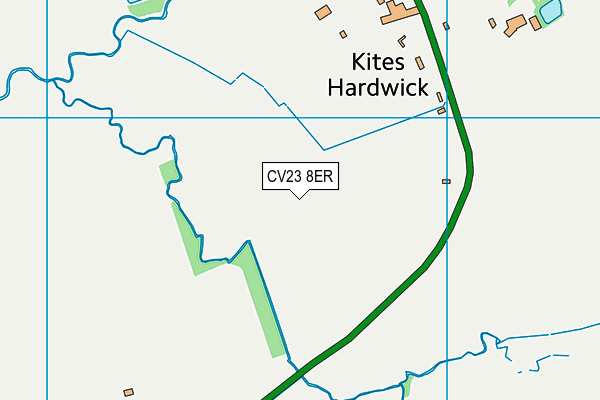 CV23 8ER map - OS VectorMap District (Ordnance Survey) CV23 8ER map - OS VectorMap District (Ordnance Survey)