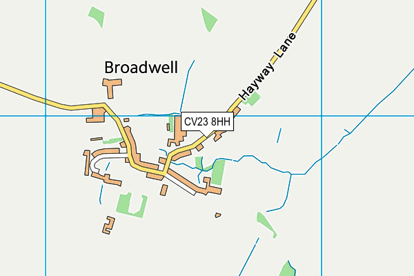 CV23 8HH map - OS VectorMap District (Ordnance Survey)