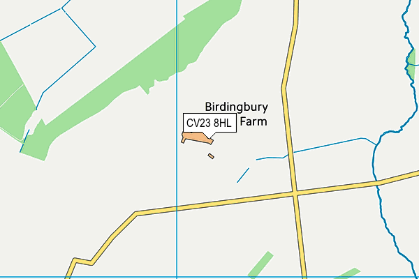 CV23 8HL map - OS VectorMap District (Ordnance Survey) CV23 8HL map - OS VectorMap District (Ordnance Survey)