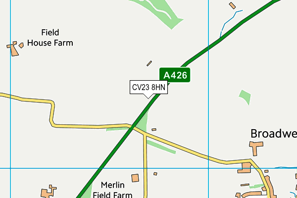 CV23 8HN map - OS VectorMap District (Ordnance Survey) CV23 8HN map - OS VectorMap District (Ordnance Survey)
