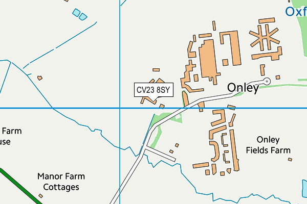 CV23 8SY map - OS VectorMap District (Ordnance Survey) CV23 8SY map - OS VectorMap District (Ordnance Survey)