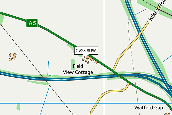 CV23 8UW map - OS VectorMap District (Ordnance Survey) CV23 8UW map - OS VectorMap District (Ordnance Survey)