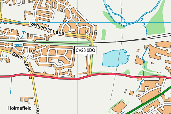 CV23 9DQ map - OS VectorMap District (Ordnance Survey) CV23 9DQ map - OS VectorMap District (Ordnance Survey)