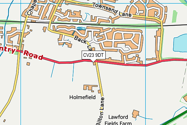 CV23 9DT map - OS VectorMap District (Ordnance Survey) CV23 9DT map - OS VectorMap District (Ordnance Survey)