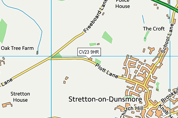 CV23 9HR map - OS VectorMap District (Ordnance Survey) CV23 9HR map - OS VectorMap District (Ordnance Survey)