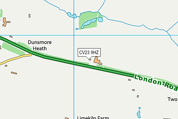 CV23 9HZ map - OS VectorMap District (Ordnance Survey) CV23 9HZ map - OS VectorMap District (Ordnance Survey)