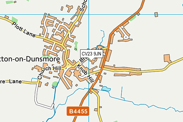 CV23 9JN map - OS VectorMap District (Ordnance Survey)