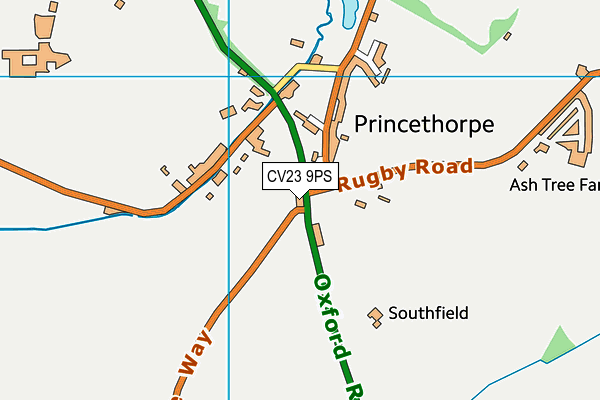 CV23 9PS map - OS VectorMap District (Ordnance Survey) CV23 9PS map - OS VectorMap District (Ordnance Survey)