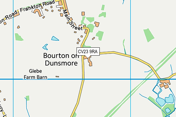 CV23 9RA map - OS VectorMap District (Ordnance Survey) CV23 9RA map - OS VectorMap District (Ordnance Survey)