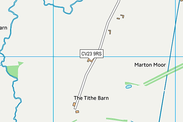 CV23 9RS map - OS VectorMap District (Ordnance Survey)