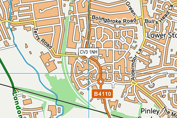 CV3 1NH map - OS VectorMap District (Ordnance Survey) CV3 1NH map - OS VectorMap District (Ordnance Survey)