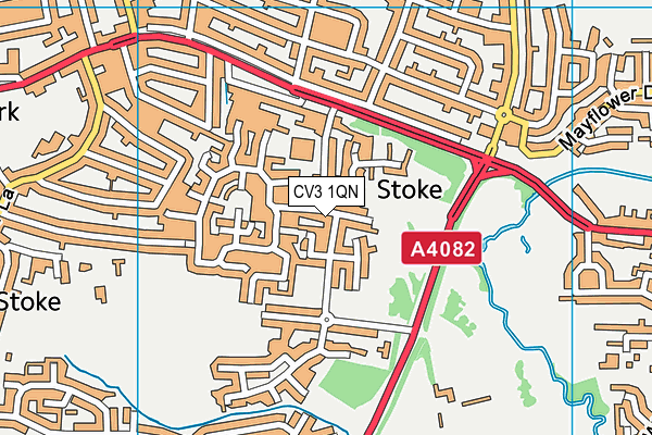 CV3 1QN map - OS VectorMap District (Ordnance Survey) CV3 1QN map - OS VectorMap District (Ordnance Survey)