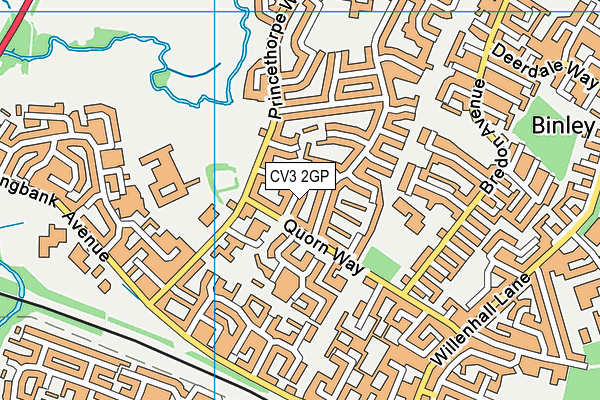 CV3 2GP map - OS VectorMap District (Ordnance Survey) CV3 2GP map - OS VectorMap District (Ordnance Survey)