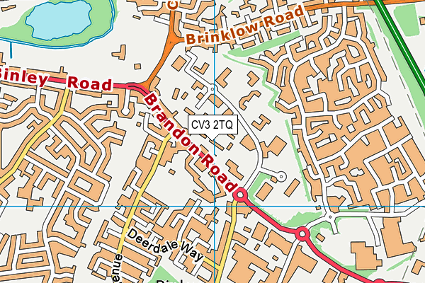 CV3 2TQ map - OS VectorMap District (Ordnance Survey) CV3 2TQ map - OS VectorMap District (Ordnance Survey)