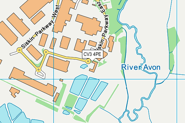 CV3 4PE map - OS VectorMap District (Ordnance Survey) CV3 4PE map - OS VectorMap District (Ordnance Survey)