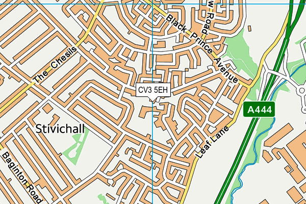 CV3 5EH map - OS VectorMap District (Ordnance Survey) CV3 5EH map - OS VectorMap District (Ordnance Survey)