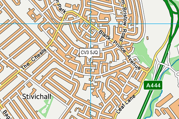 CV3 5JQ map - OS VectorMap District (Ordnance Survey) CV3 5JQ map - OS VectorMap District (Ordnance Survey)