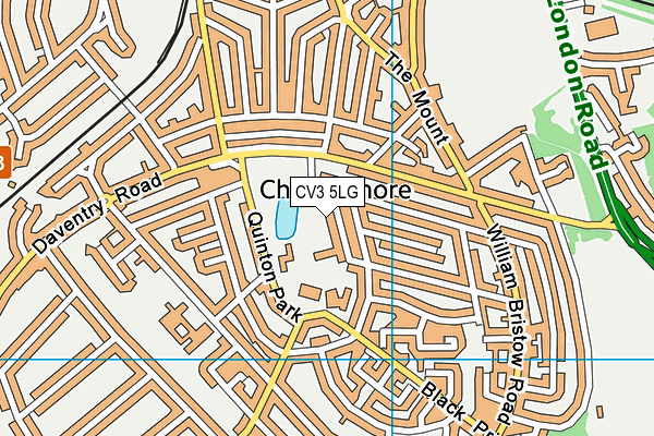 CV3 5LG map - OS VectorMap District (Ordnance Survey) CV3 5LG map - OS VectorMap District (Ordnance Survey)