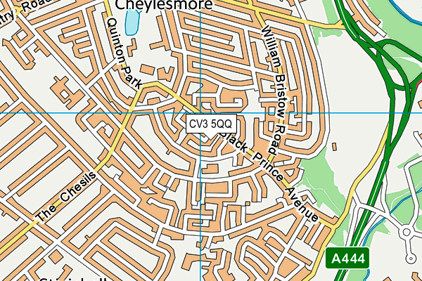 CV3 5QQ map - OS VectorMap District (Ordnance Survey) CV3 5QQ map - OS VectorMap District (Ordnance Survey)