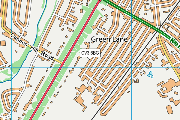 CV3 6BG map - OS VectorMap District (Ordnance Survey) CV3 6BG map - OS VectorMap District (Ordnance Survey)