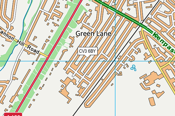 CV3 6BY map - OS VectorMap District (Ordnance Survey) CV3 6BY map - OS VectorMap District (Ordnance Survey)