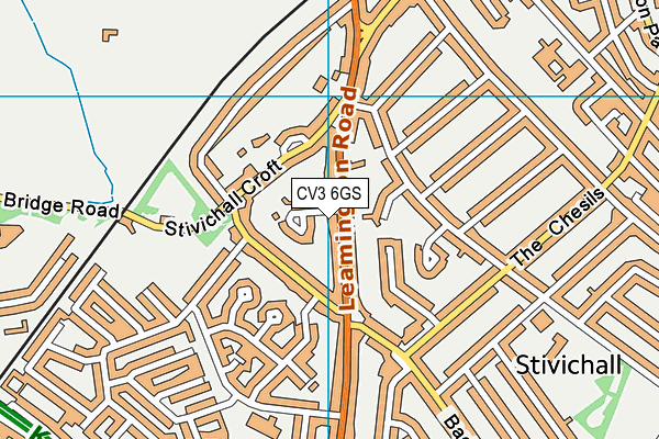 CV3 6GS map - OS VectorMap District (Ordnance Survey) CV3 6GS map - OS VectorMap District (Ordnance Survey)